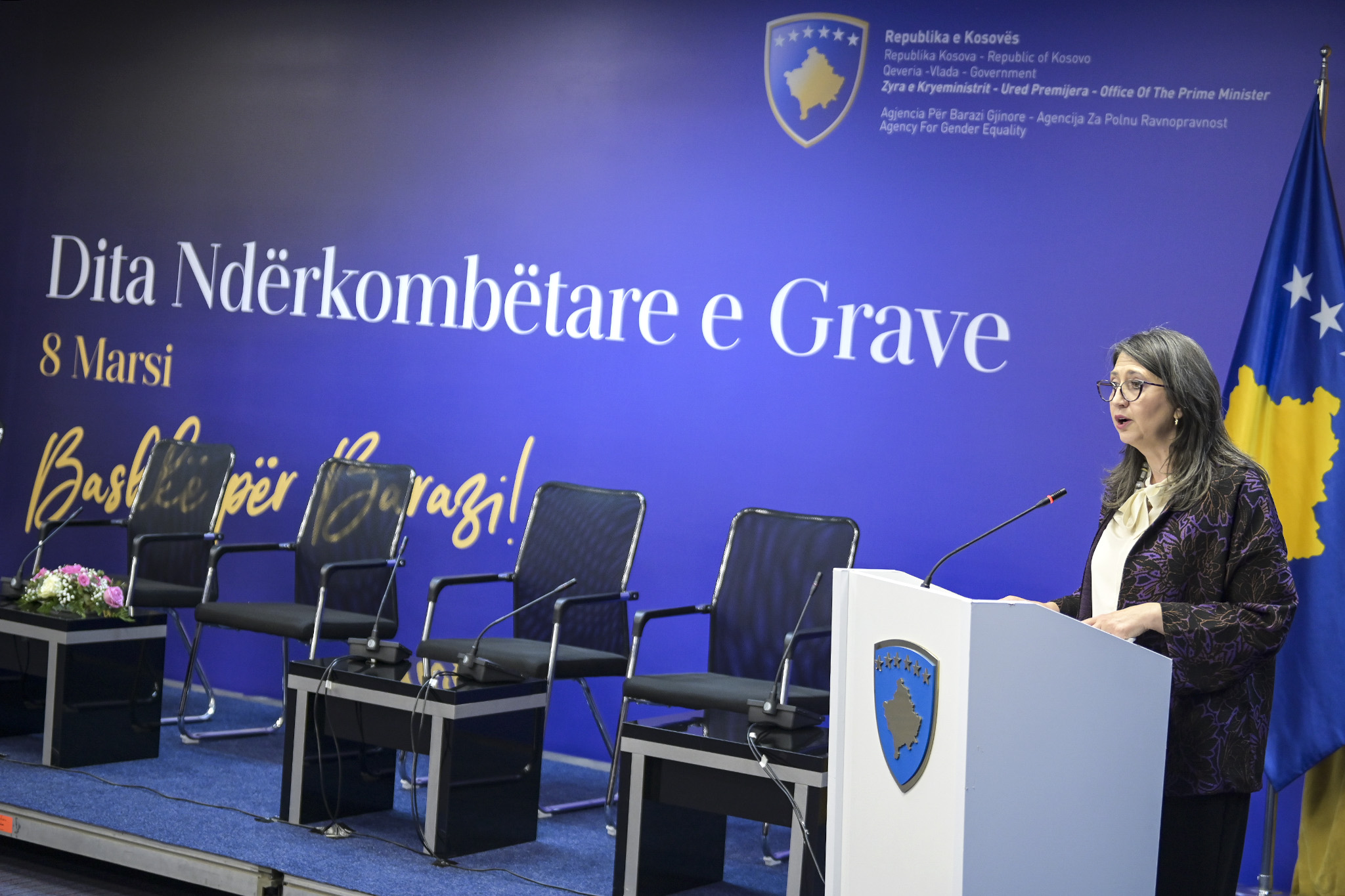 Agjencia për Barazi Gjinore, në kuadër të Zyrës së Kryeministrit , në përputhje me mandatin e saj, si dhe Programin e Kosovës për Barazi Gjinore, sot ka organizuar një takim me rastin e shënimit të 8 Marsit – Dita Ndërkombëtare e Grave
